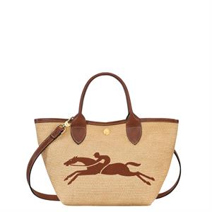 Longchamp Le Panier Pliage Brown Basket Bag S